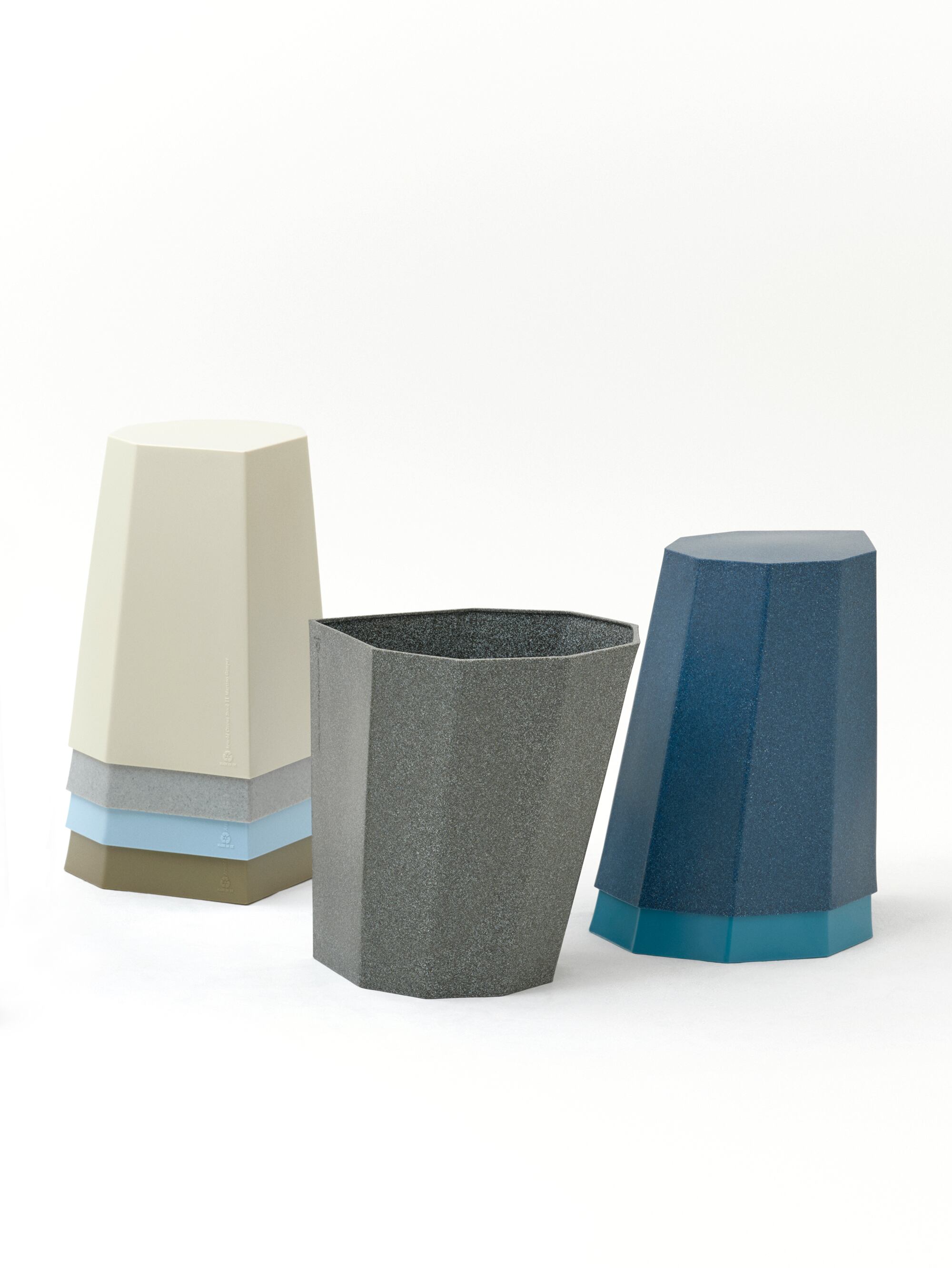 Martino Gamper / Arnold Circus Stool (Blue Mottle) | niwatt