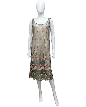 AW1995 COMME DES GARCONS FLORAL LAYERED DRESS