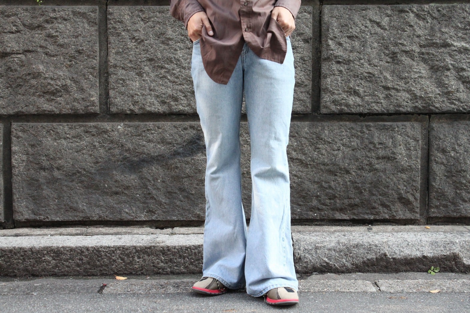 90s Levi's silver tab bell bottom