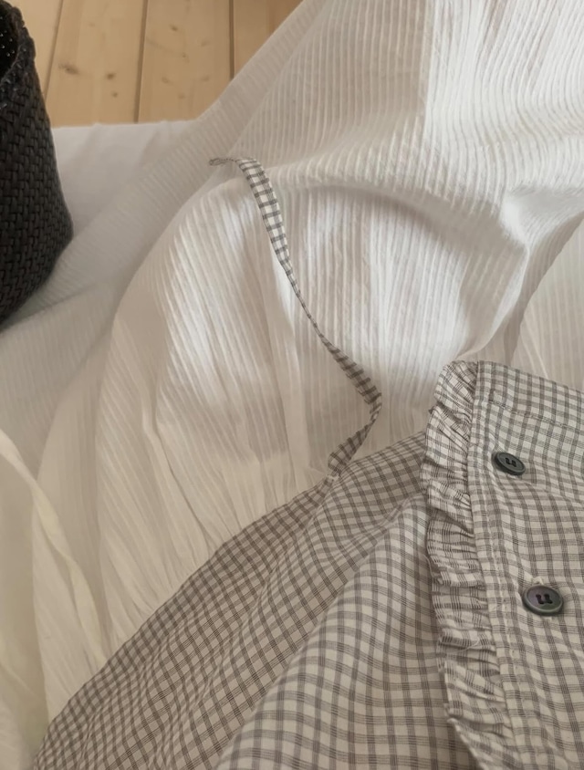 (LITER) soda check blouse
