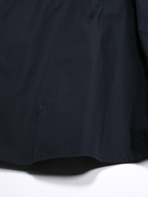 "刺繍" front and back big design XXL over silhouette shirt