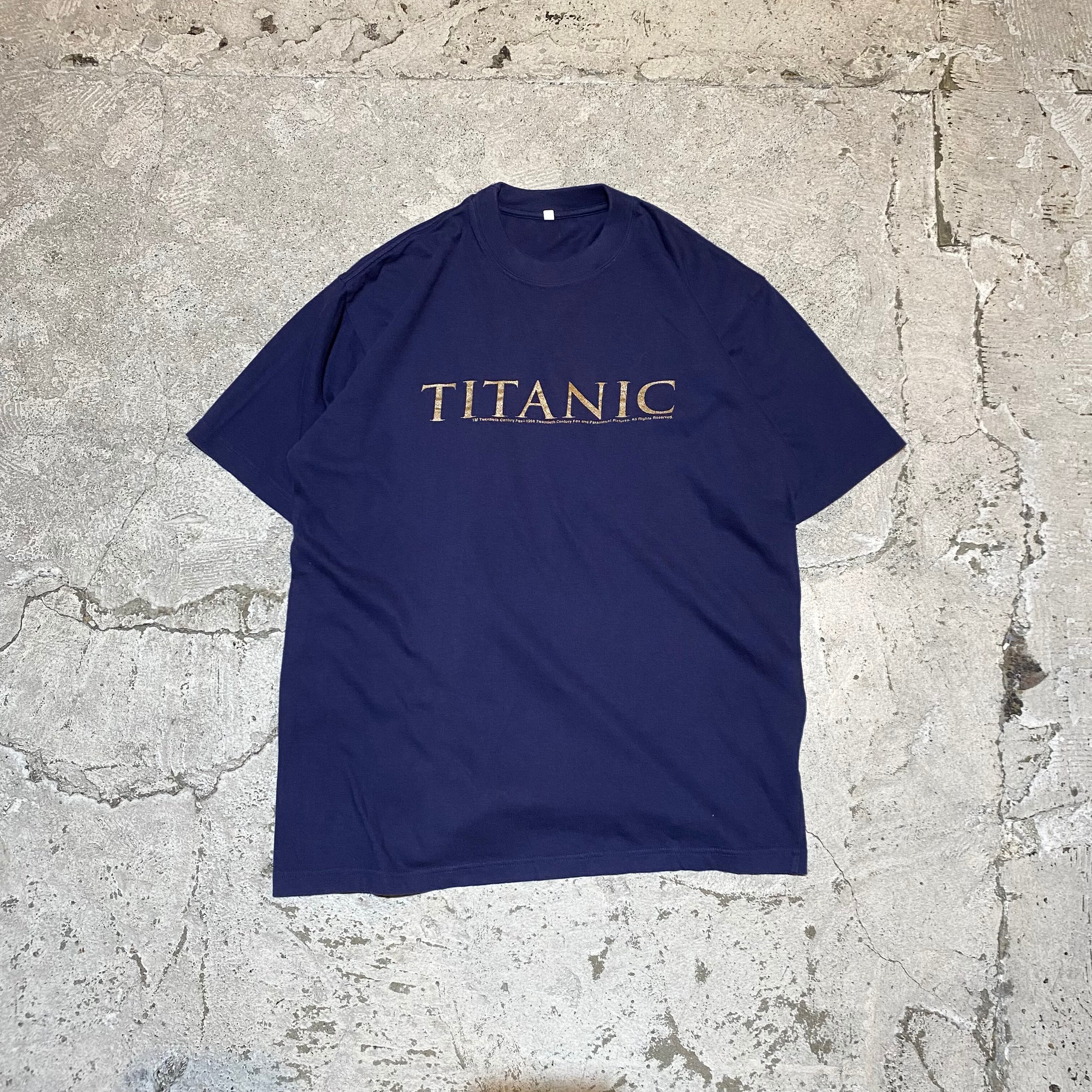 90s タイタニック Tシャツ TITANIC ムービー 映画 Vintage
