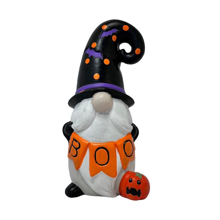 黒い帽子のこびとさん ブラック ハロウィン人形 hw31025 ひげのこびと