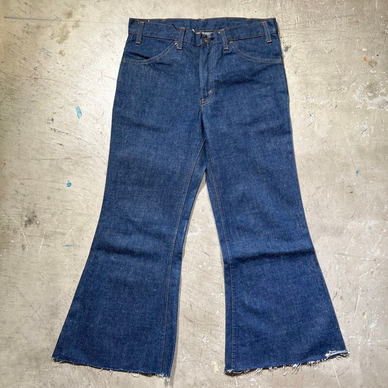 希少70s 77年製　リーバイス（Levi's）684 フレアデニム　ベルボトム裾幅335cm