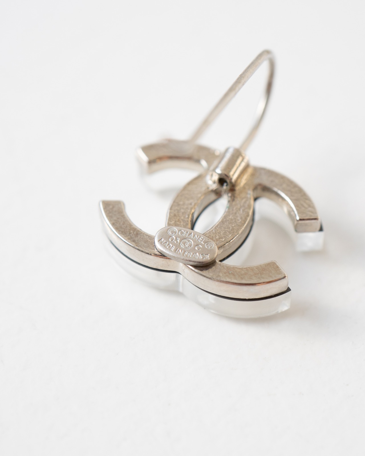 〈CHANEL〉CC Mark Hook Earrings 2003SS