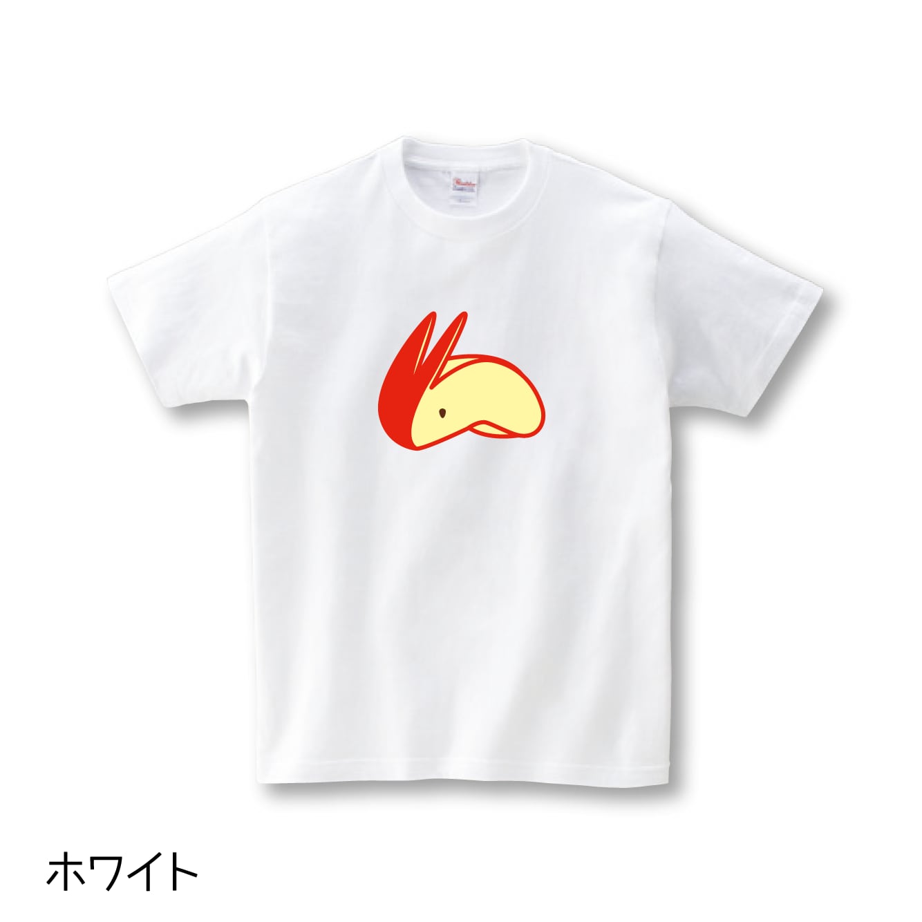 【在庫限り】リンゴうさぎ Tシャツ〈size160〜L〉