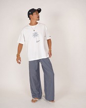 【#Re:room】PALM TREE EMBROIDERY T-SHIRT［REC920］