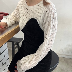 切り返しタイトミニワンピース_LN01804