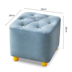 小さいスツール 無垢材 スツール 高さ28cm ５カラー ブルー ダークグレー ブラウン 家庭用 玄関椅子 靴用スツール コーヒーテーブル用スツール 大人用 子供用 小さなスツール リビングルーム用 ドア用スツール