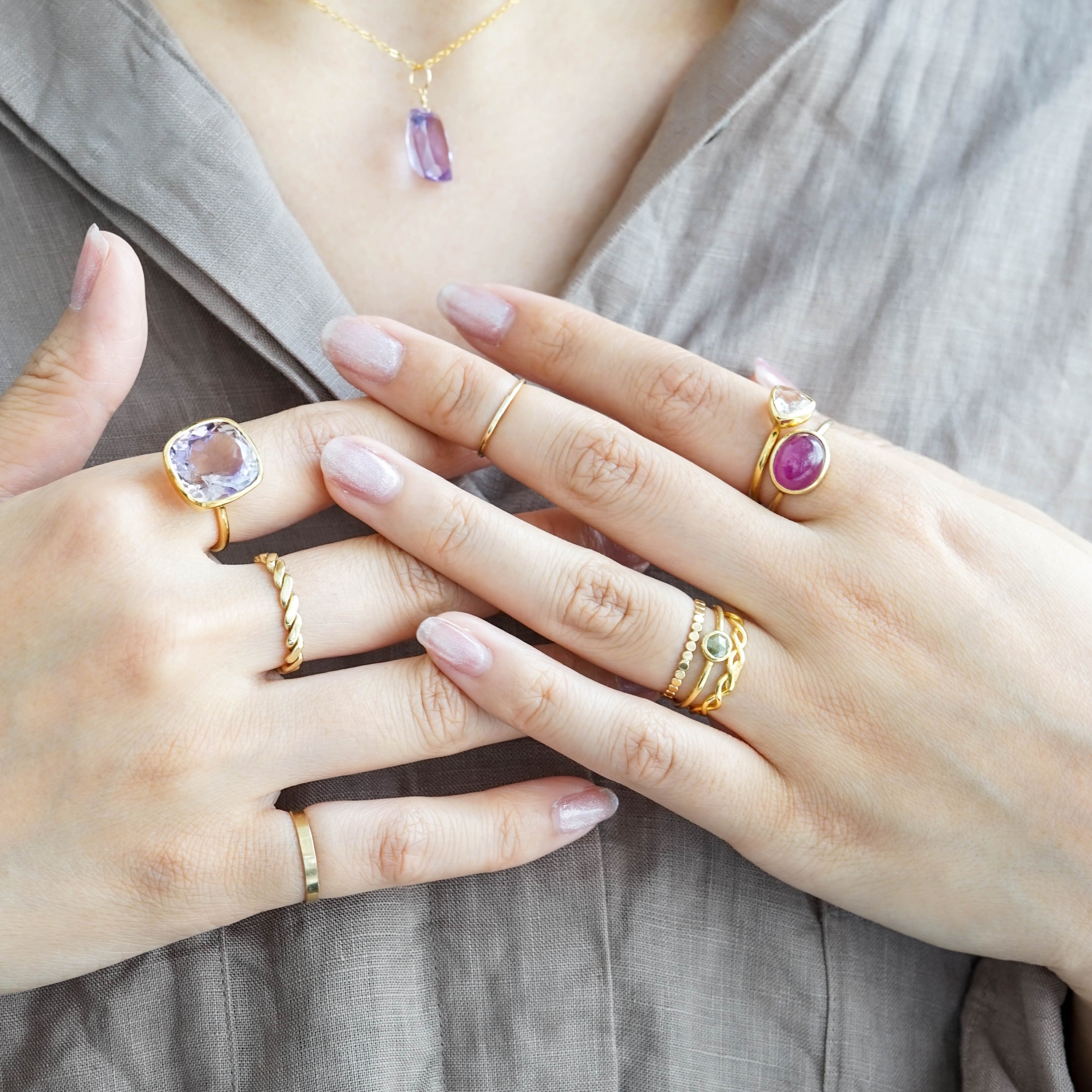 14kgf】dot リング | YUEN jewelry