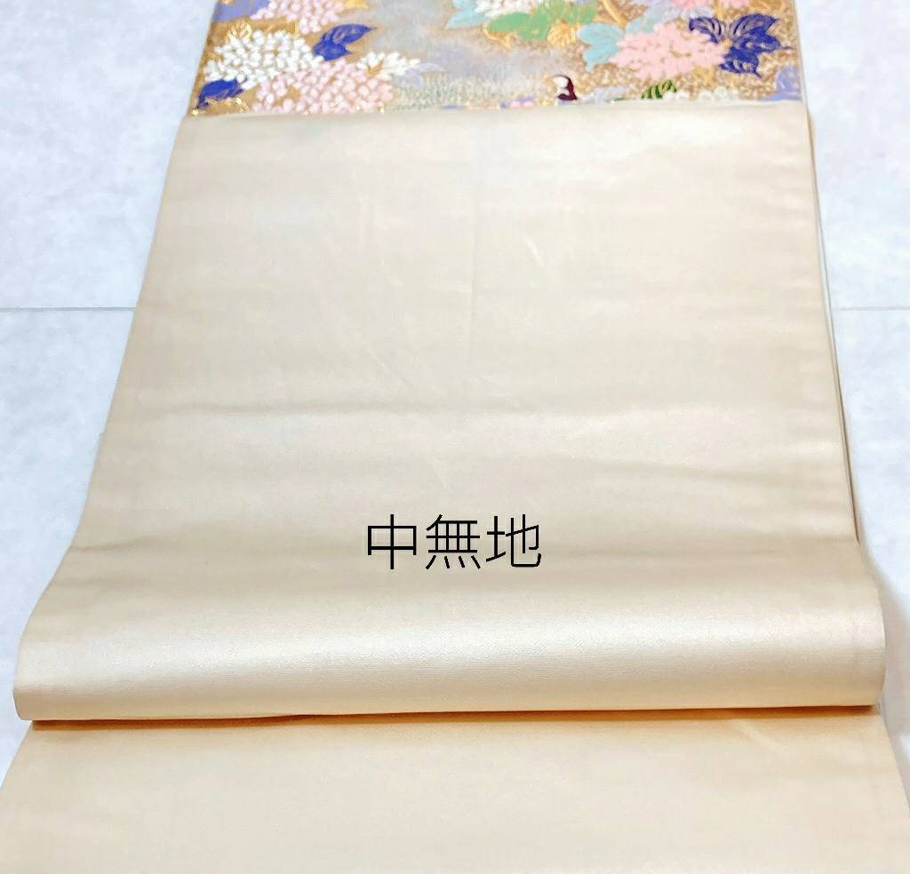 夏物　新品【御仕立上】西陣織六通柄夏物袋帯　蜻蛉　とんぼ