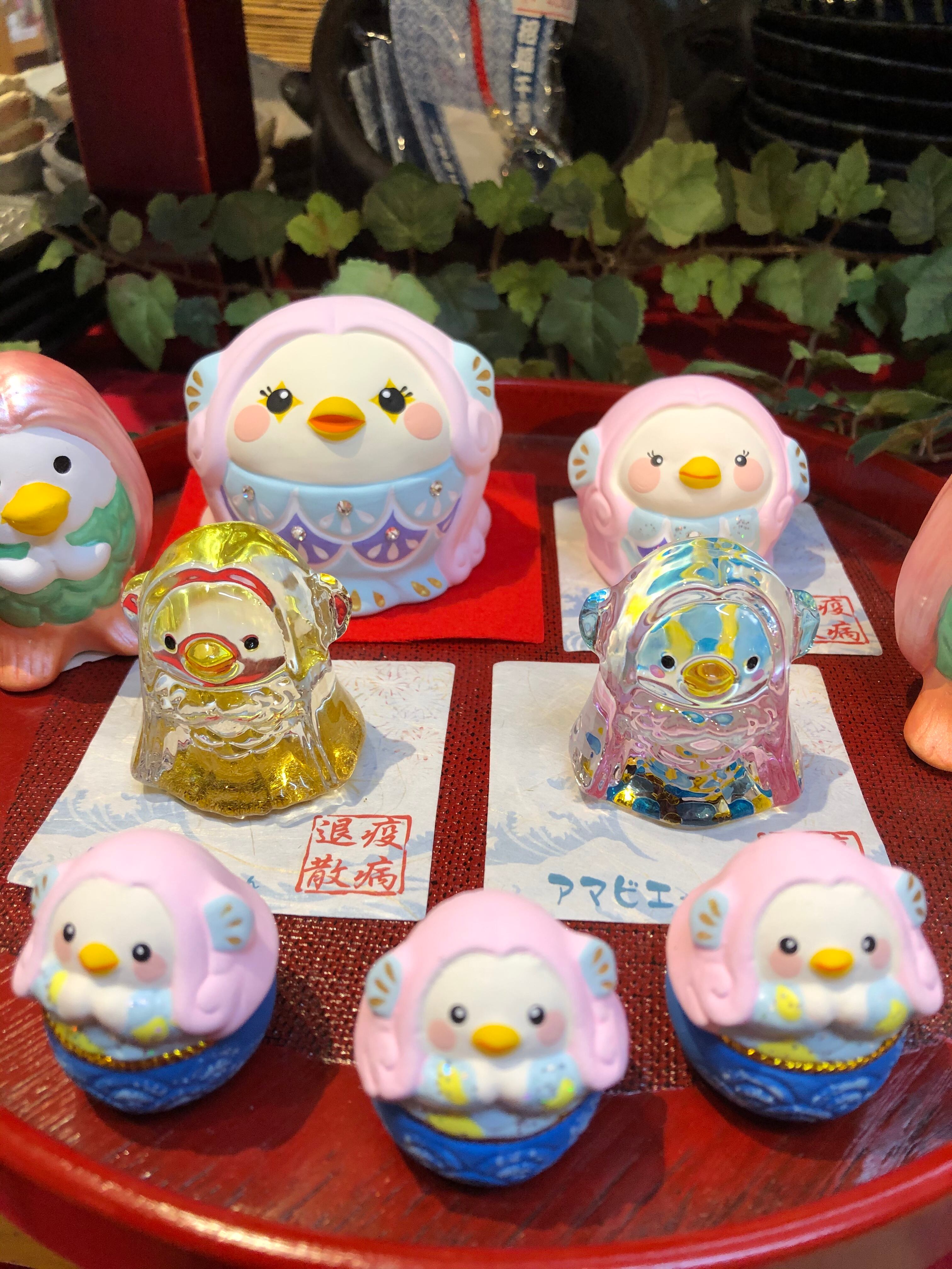 ガラス　アマビエちゃん　YA-1　