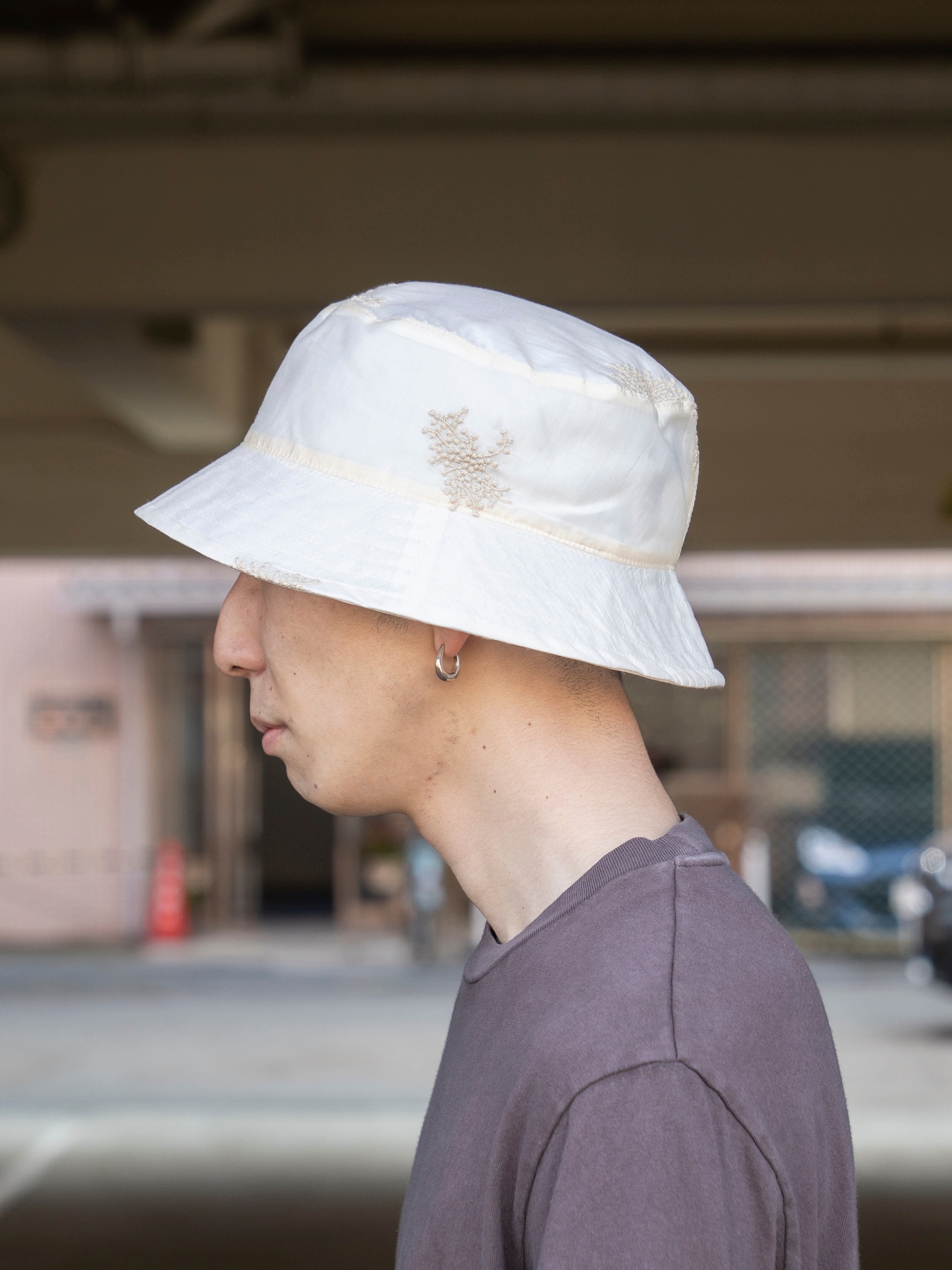 OUR LEGACY BUCKET HAT Ivory Bloom Ethereal Veil A2268BIV | BEST