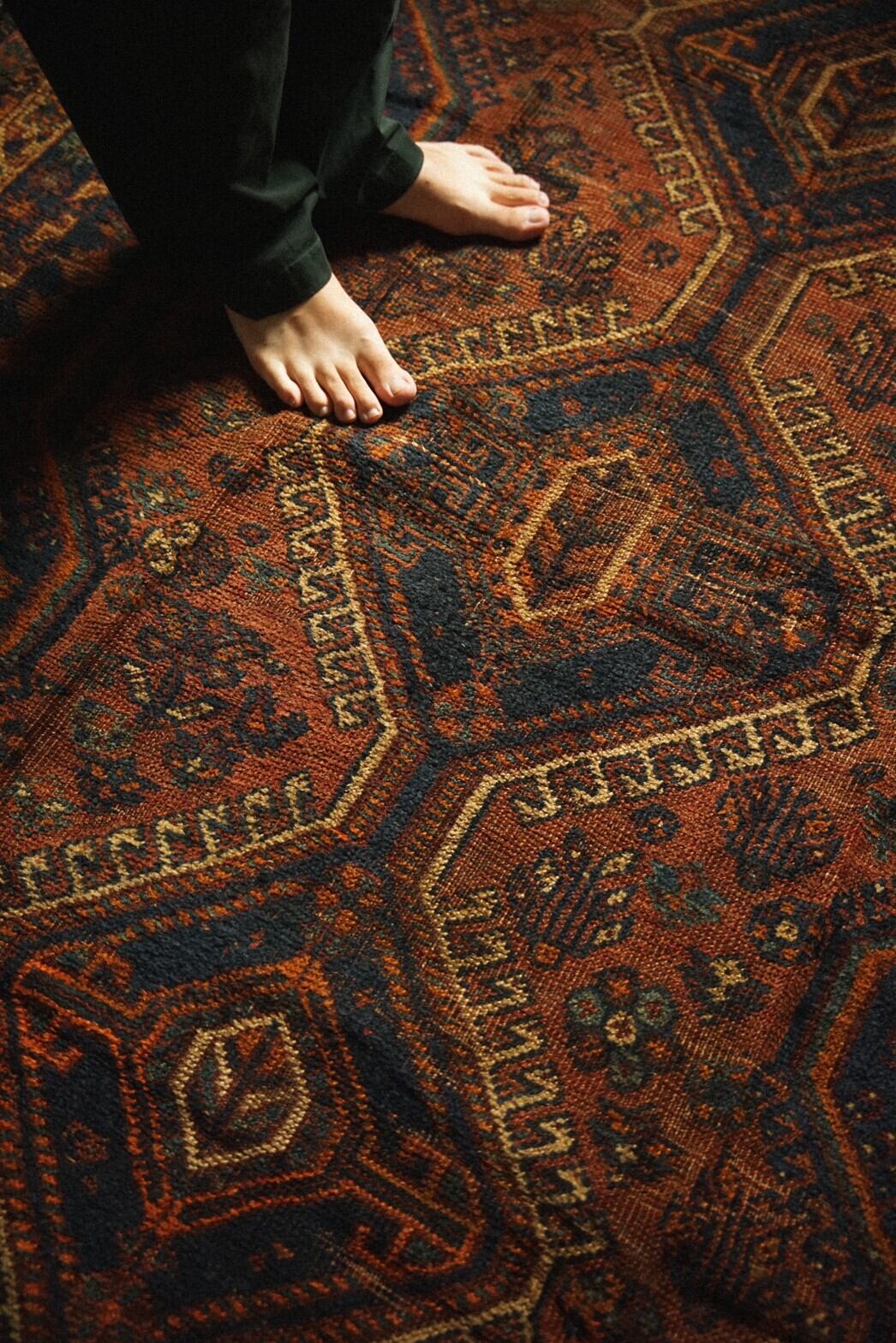 729 -Semi Antique Qashqai rug