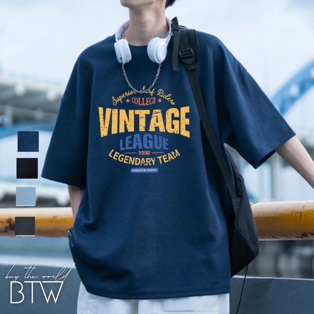 【韓国メンズファッション】プリント半袖Tシャツ シンプル カジュアル クール シティ ユニセックス サイズ豊富 BW2607