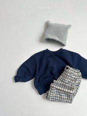 【取寄/韓国直送】minirobe 26/AT アデルチェックパンツ|秋服|韓国子供服