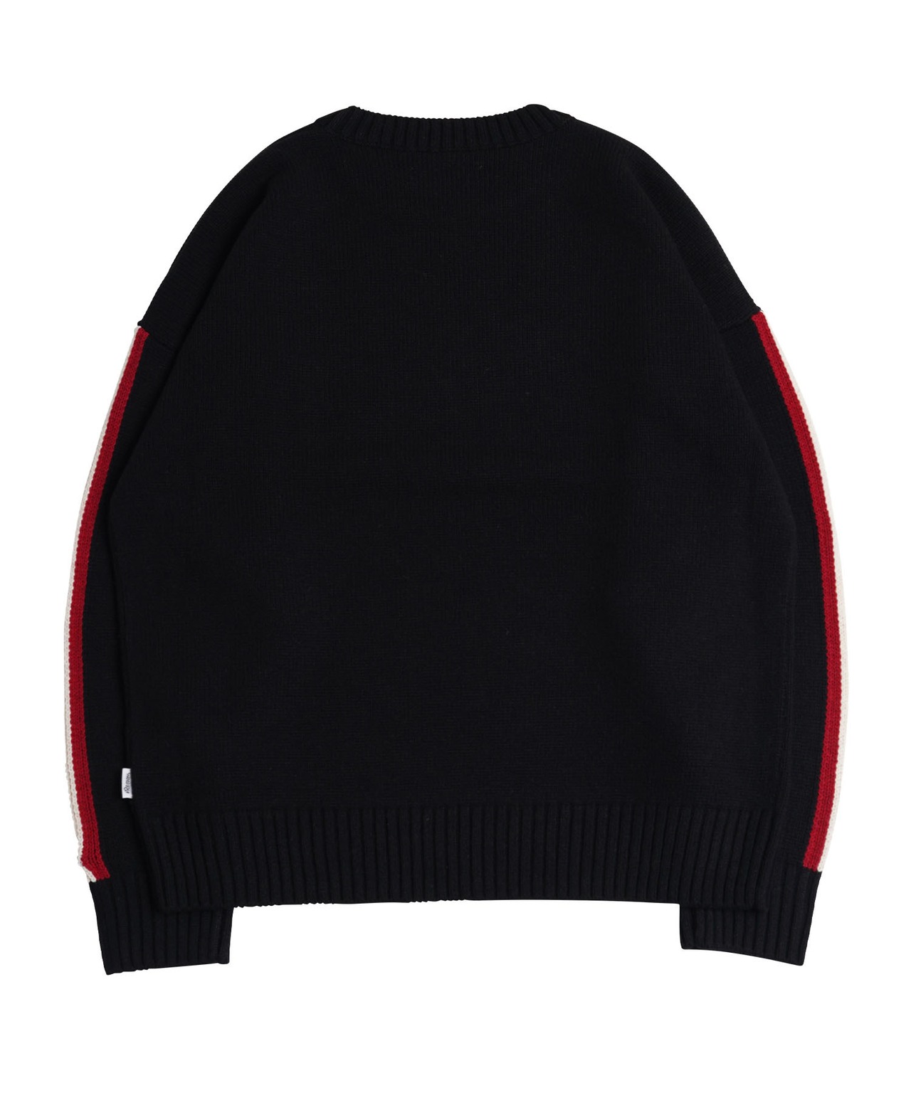 【#Re:room】HAND-EMBROIDERY BIG CREW KNIT［REK107］