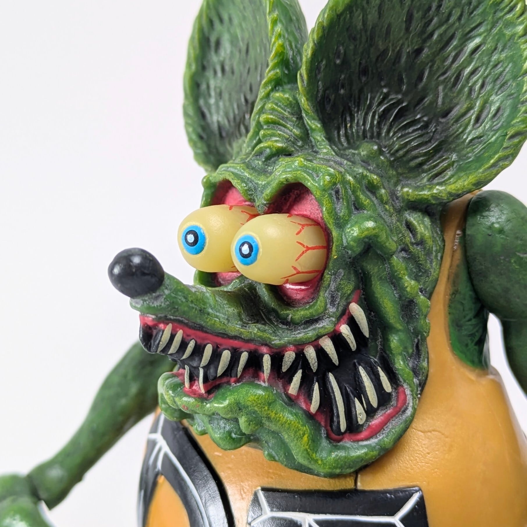 ♧ ⚡️SPECIAL LIMITED⚡️【 Rat Fink ラットフィンク 】 PVCアクションフィギュア / 可動フィギュア / MUSTARD 〚アメリカン雑貨 アメトイ〛