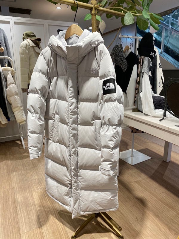 THE NORTH FACE WHITE LABEL】ロングダウンジャケット[color:シルバー