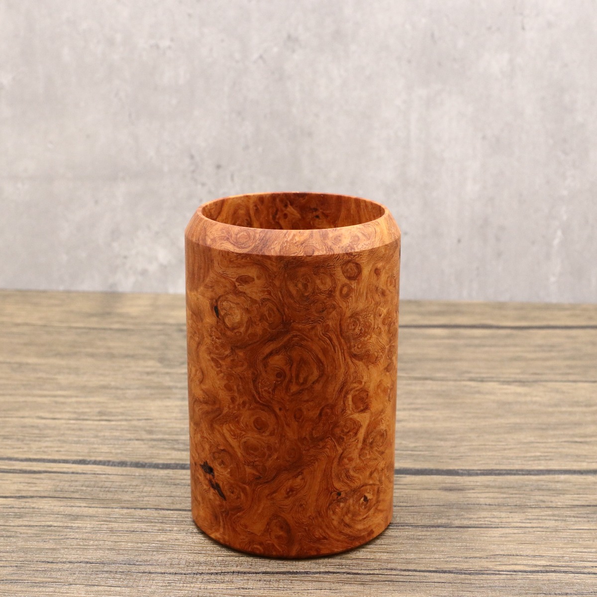 4/12 ペン立て（花梨瘤）5 | 4631 woodturning