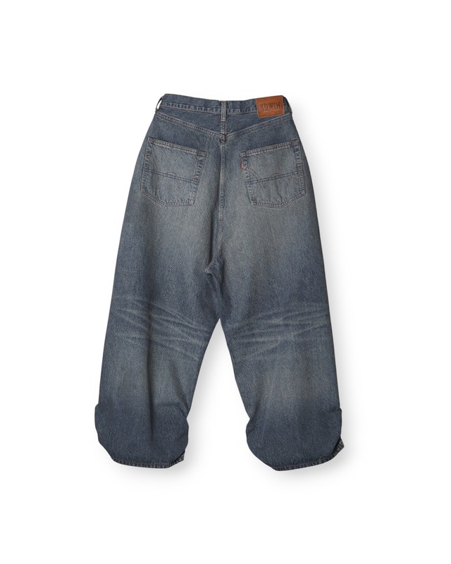 【refomed】FRESH MAN DENIM WIDE PANTS by EDWIN “USED“ DEEP INDIGO