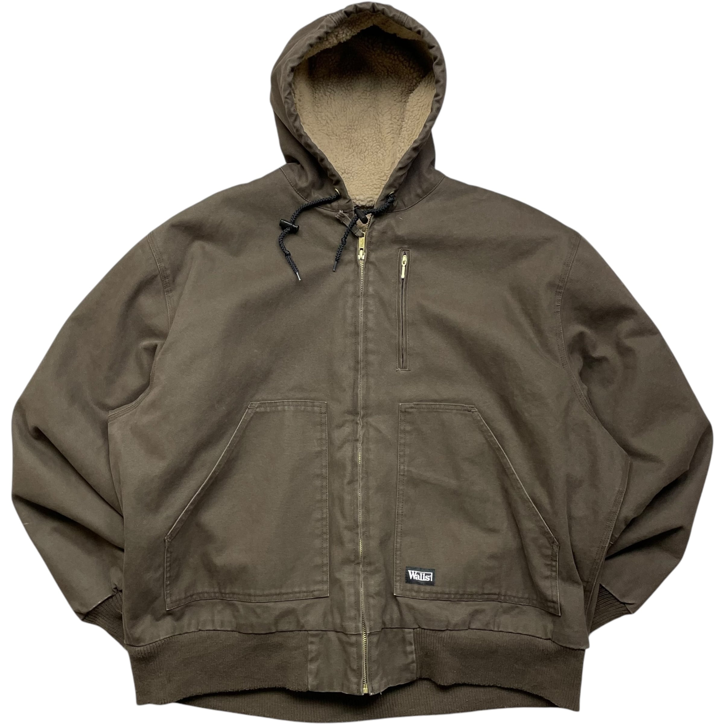 《XL》Walls ウォールズ ダックジャケット アクティブジャケット 裏ボア ブラウン no.5732