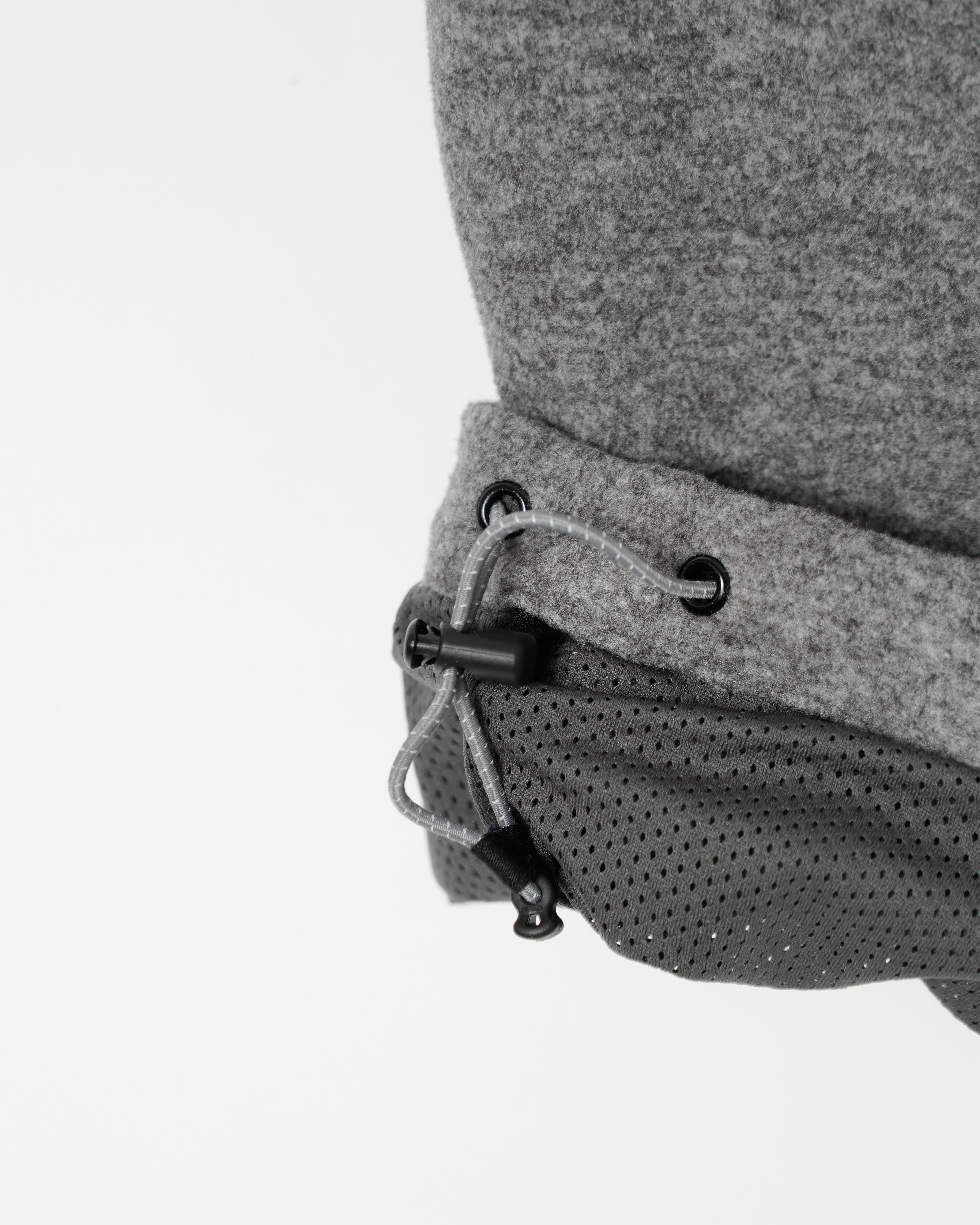 SUMARI EX FLEECE CITY VEST & PNATS SET UP GREY | nua