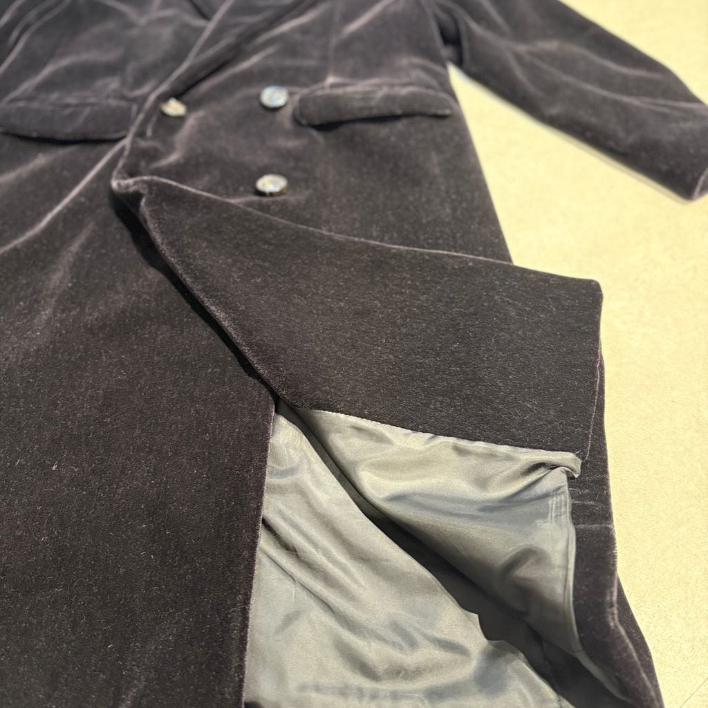 NAMACHEKO ナマチェコ 21AW FLAT OVER COAT チェスターコート ブラック
