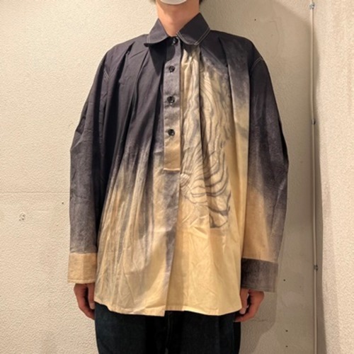 LEMAIRE　ルメール　W213 TO413　LF668　 printed vareuse shirts シャツ　SIZE　S　179cm63kg【表参道t10】