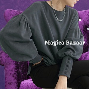 ラスティック・ブルーム　バルーンスリーブプルオーバー　M25116