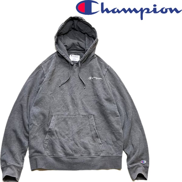 1点物◇USA素材ヘインズ紺無地ジップアップパーカー古着メンズXL