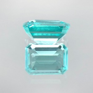 ◆ソ付 アパタイト 1.140ct ルース エメラルドカット パライバ カラー