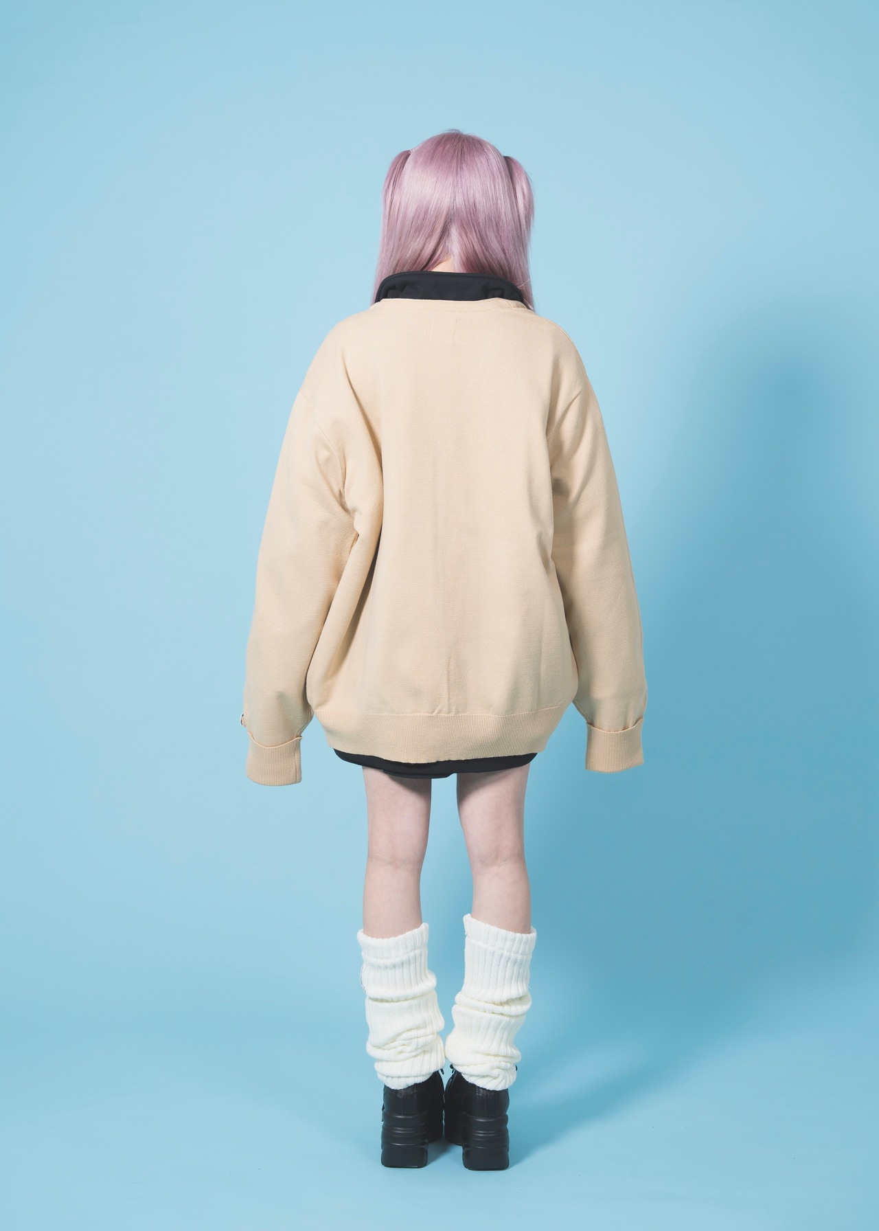 しんぷるはうるず BIGスクールカーデ(ベージュ)