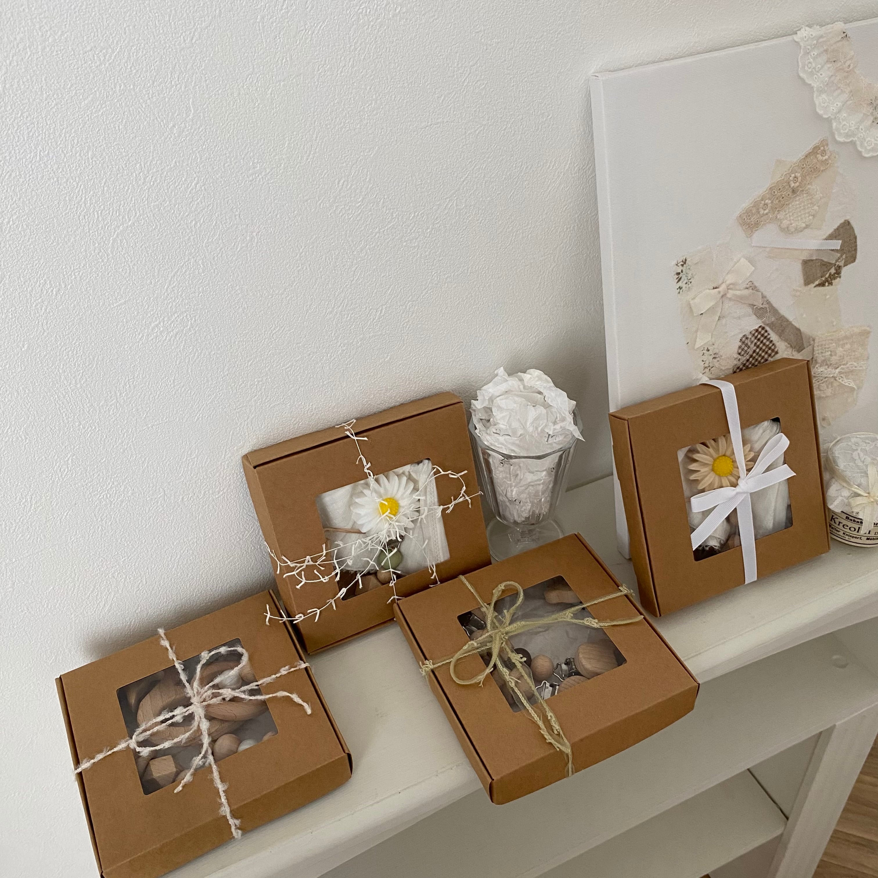 ギフトラッピング 【クラフトボックス】 | mimosa