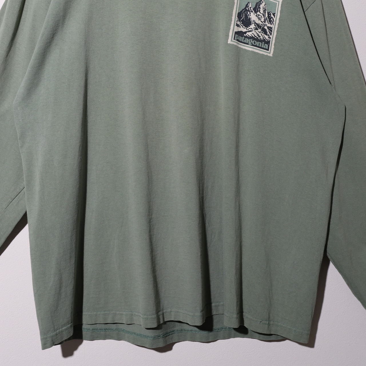 美品 L L/S T-Shirt 97年 USA製 Mountain Logo Patagonia パタゴニア マウンテンロゴ 山ロゴ 長袖Tシャツ