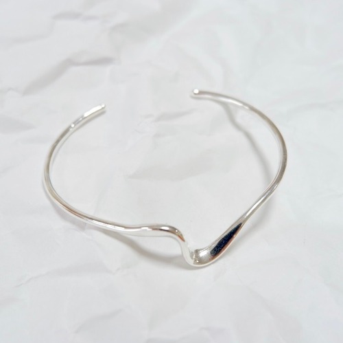 silver925   Wave bangle［送料無料］/シルバーバングル