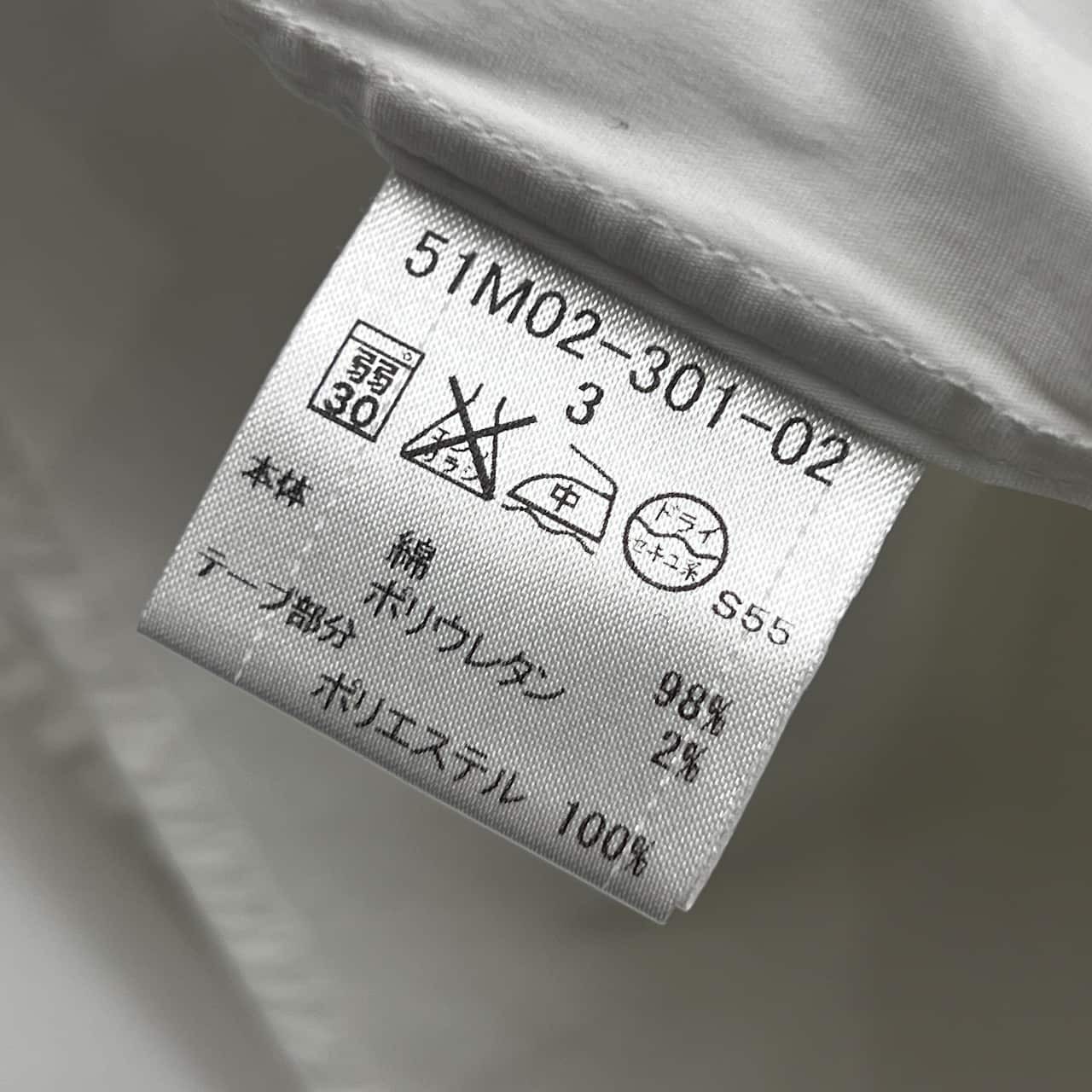 Black Label Crestbridge ブラックレーベル 長袖シャツ 3/ホワイト メンズ