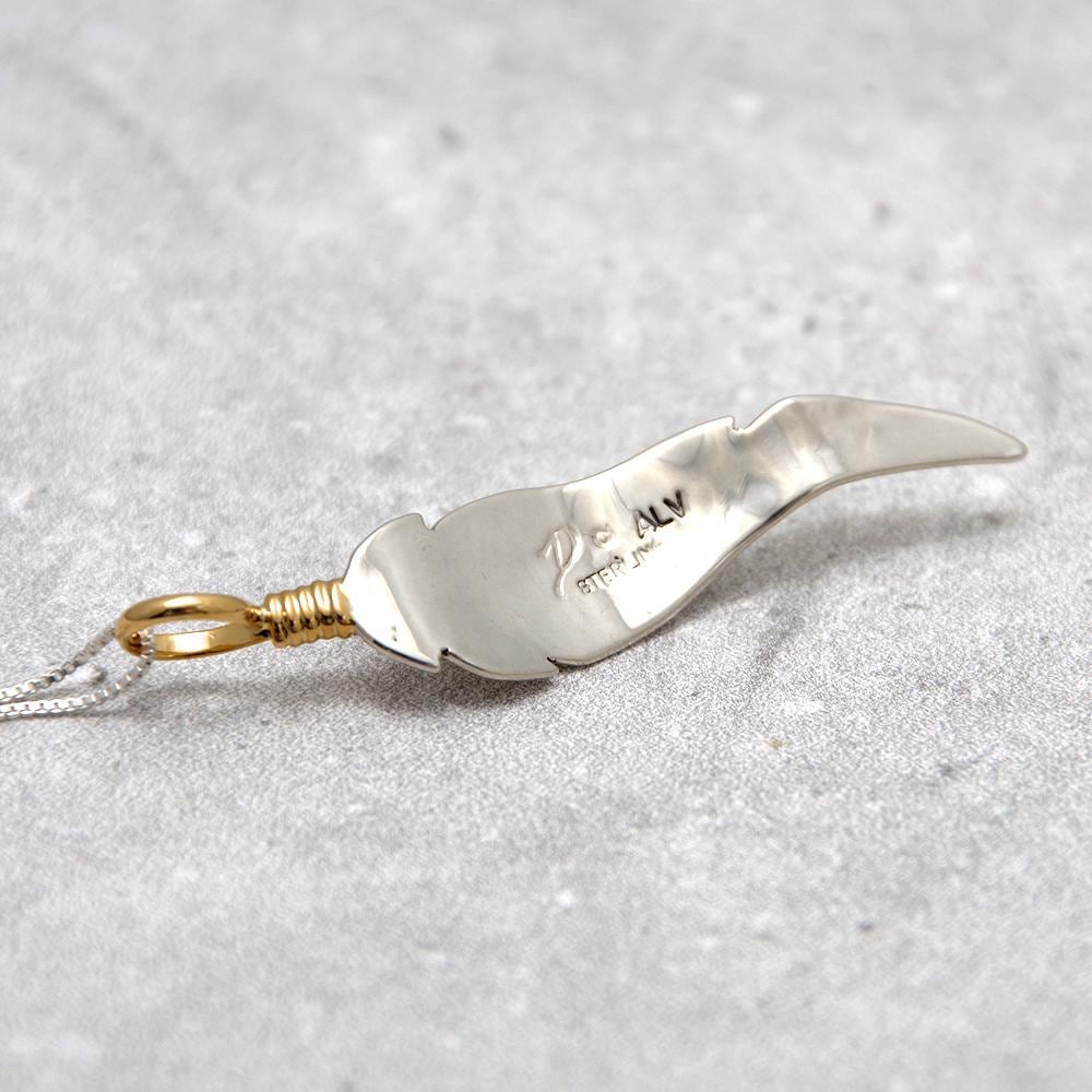 INDIAN JEWELRY インディアンジュエリー】Navajo Feather Necklace