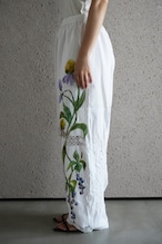 vintage lace pants purple echinacea