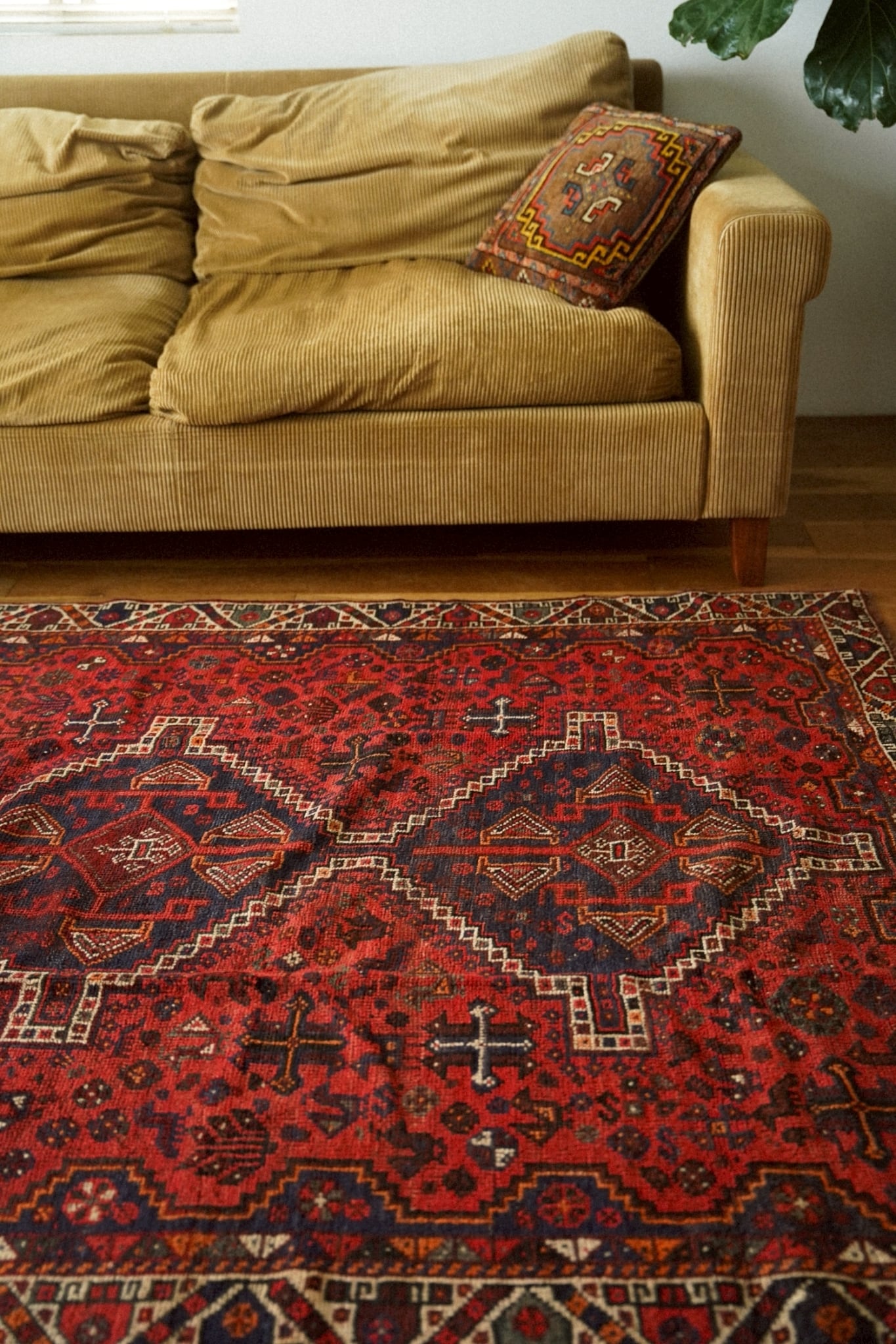 2034-Vintage Qashqai rug | 手織りのヴィンテージラグ専門店 | Bahr