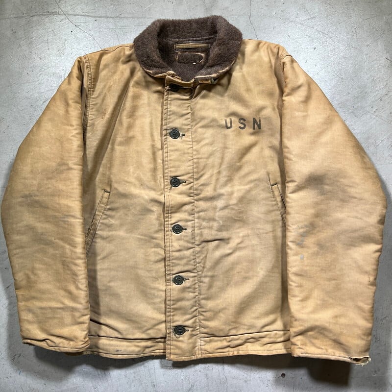 50s 後期型最終 US.NAVY N-1 デッキジャケット 36-