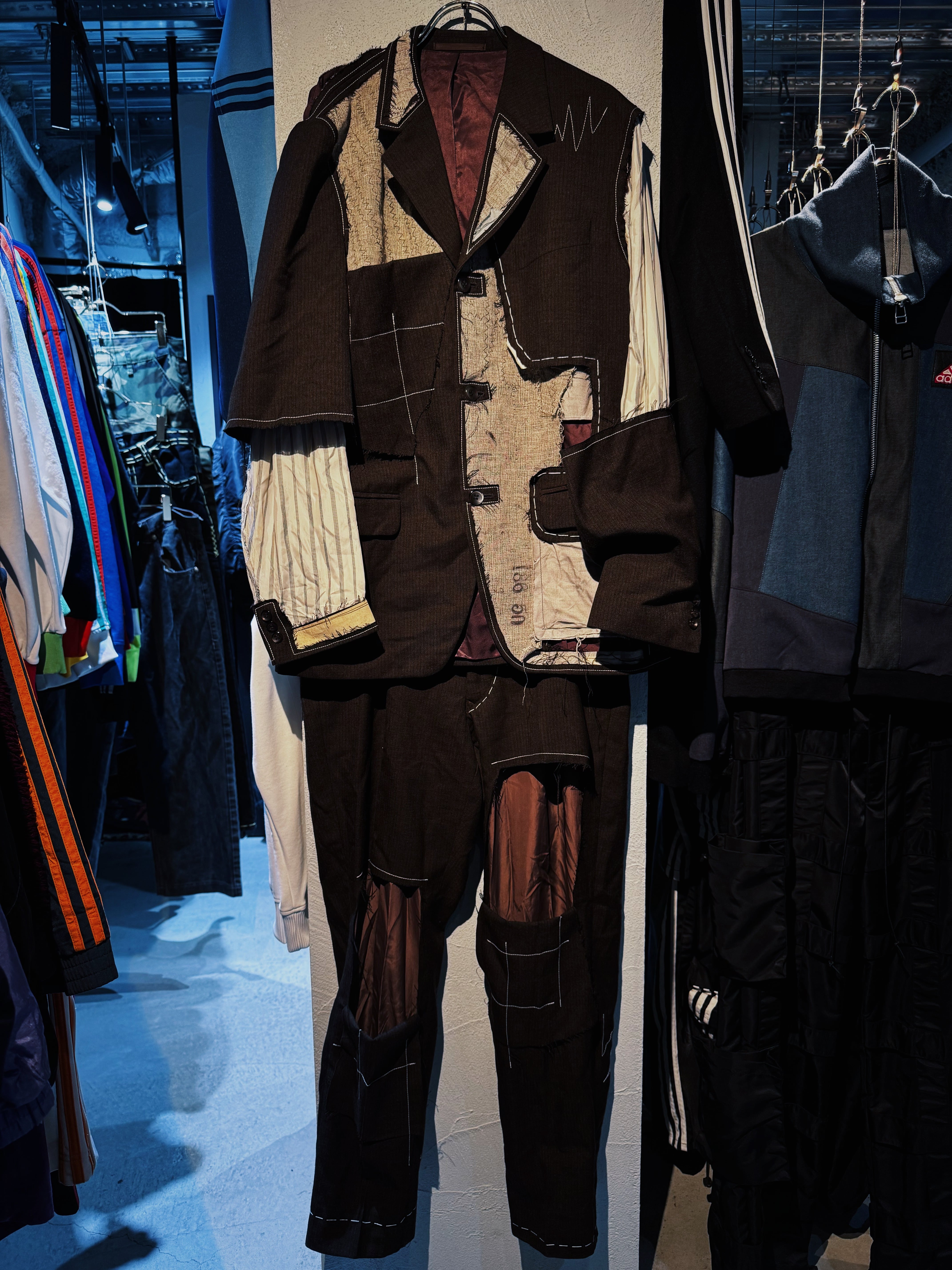 Special Re:make crush custom design vintage single breasted set up