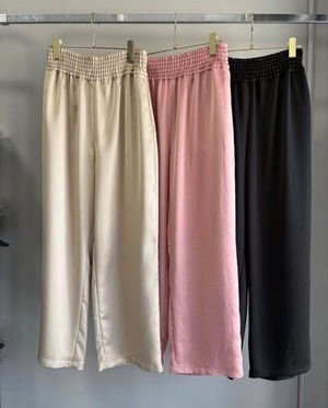 マルゴビンテージ MARGAUX VINTAGE ウエストサテンゴムパンツ