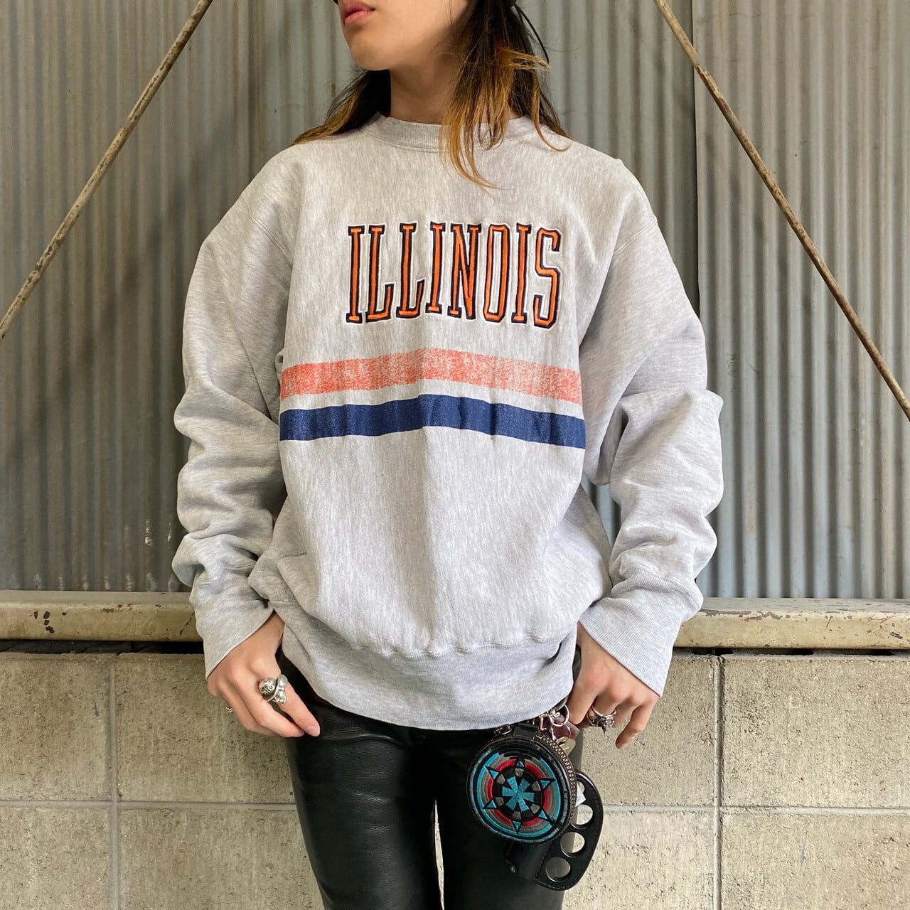 80年代 トリコタグ チャンピオン リバースウィーブ カレッジスウェット  