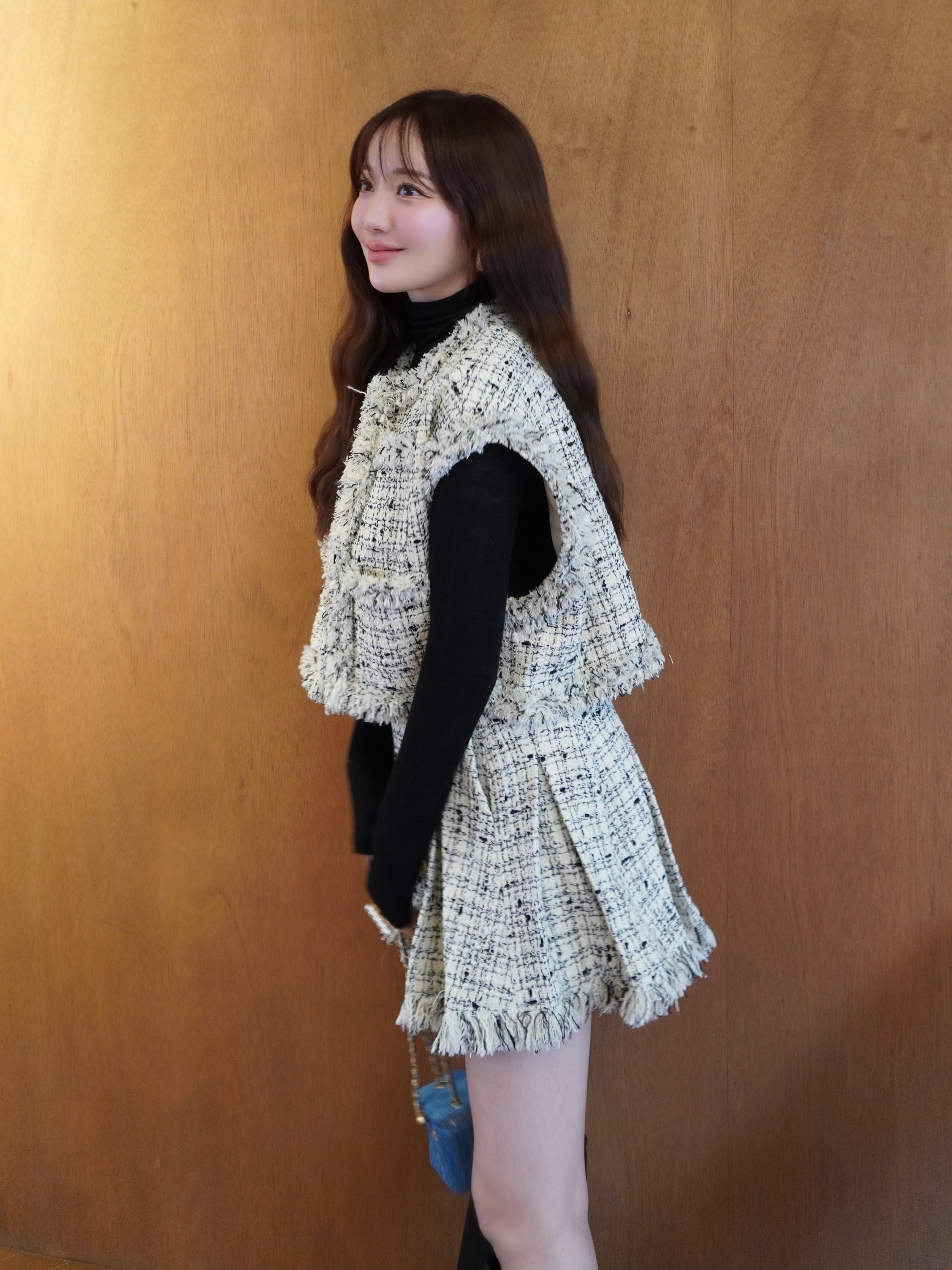 週末まで出品　HYEON basil gilet / white ツイードジレ HYEON (ヘヨン) official online store