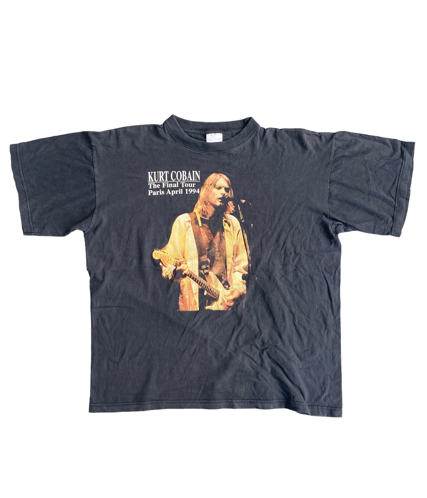 Vintage 90s XL Rock band T-shirt -KURT COBAIN - | BEGGARS BANQUET 
