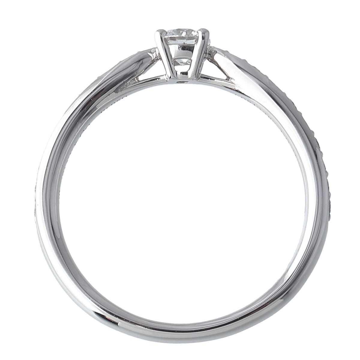 ティファニー ダイヤ 0.21ct VVS2 リング 6.5号 Pt950 箱鑑○指輪 2025