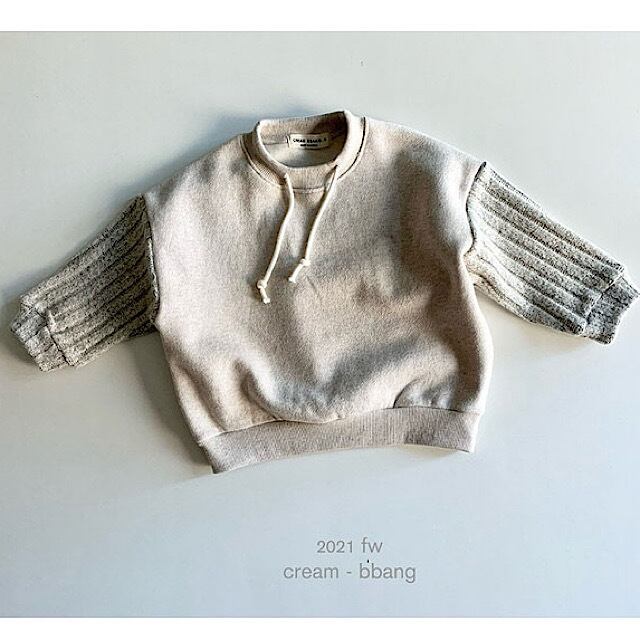 【即納】cream bbang 切り替えニットMTM