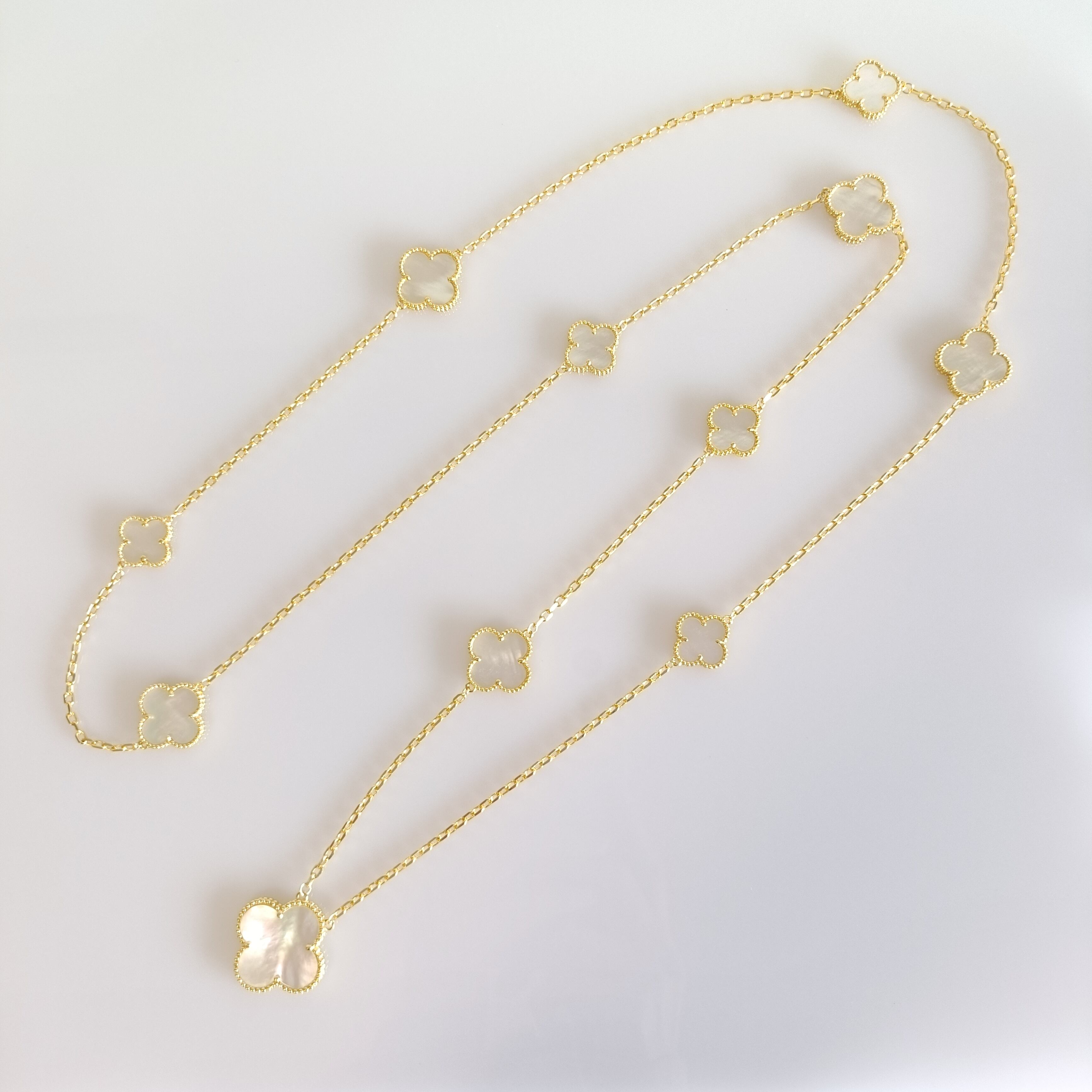 クローバーブレスレット　白蝶貝 楽天市場】クローバー ブレスレット 白蝶貝 シェル フラワー