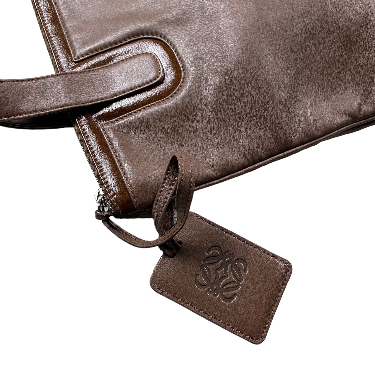 LOEWE nappa leather square tote bag